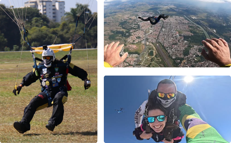 escola de paraquedismo