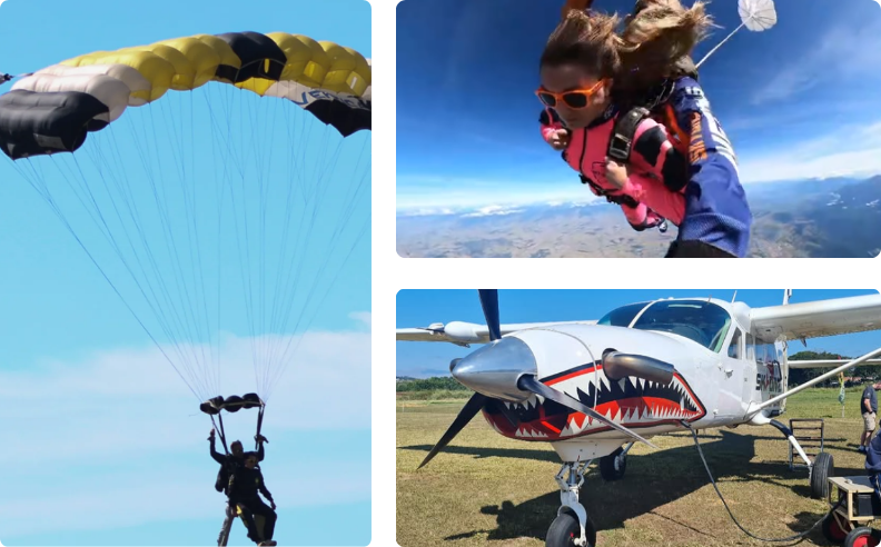 Escola de paraquedismo